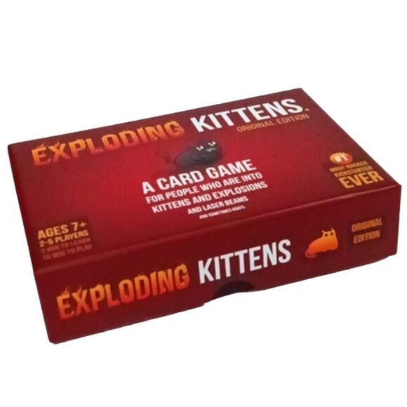 Exploding Kittens - A Russian Roulette Card Game Easy Family-Friendly Party Game - Picture 1 of 6